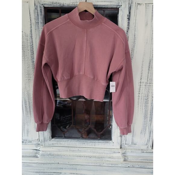 NWT Anthropologie Cutout Sweatshirt Top - Small - Picture 6 of 7